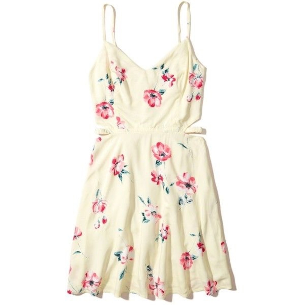 Lace-Up Woven Skater Dress